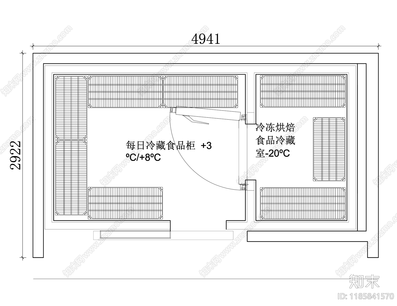现代其他餐饮空间cad施工图下载【ID:1185841570】