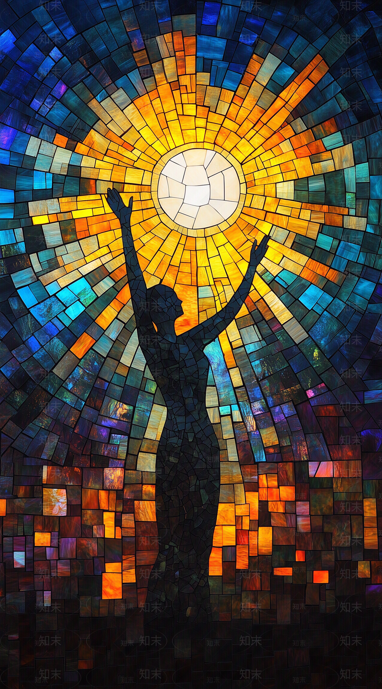 欧式复古花纹玻璃贴图下载【ID:1185845244】