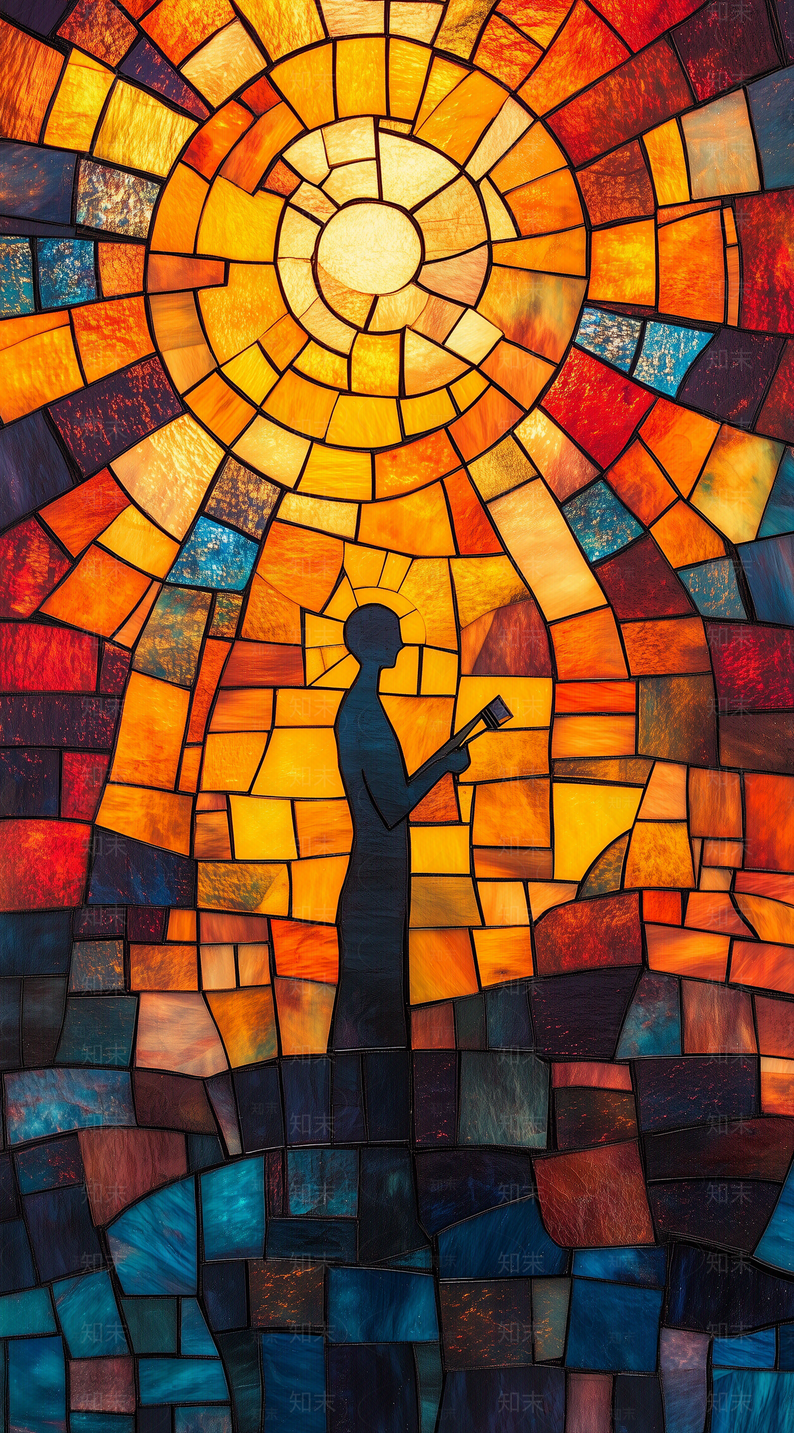 欧式复古花纹玻璃贴图下载【ID:1185845591】