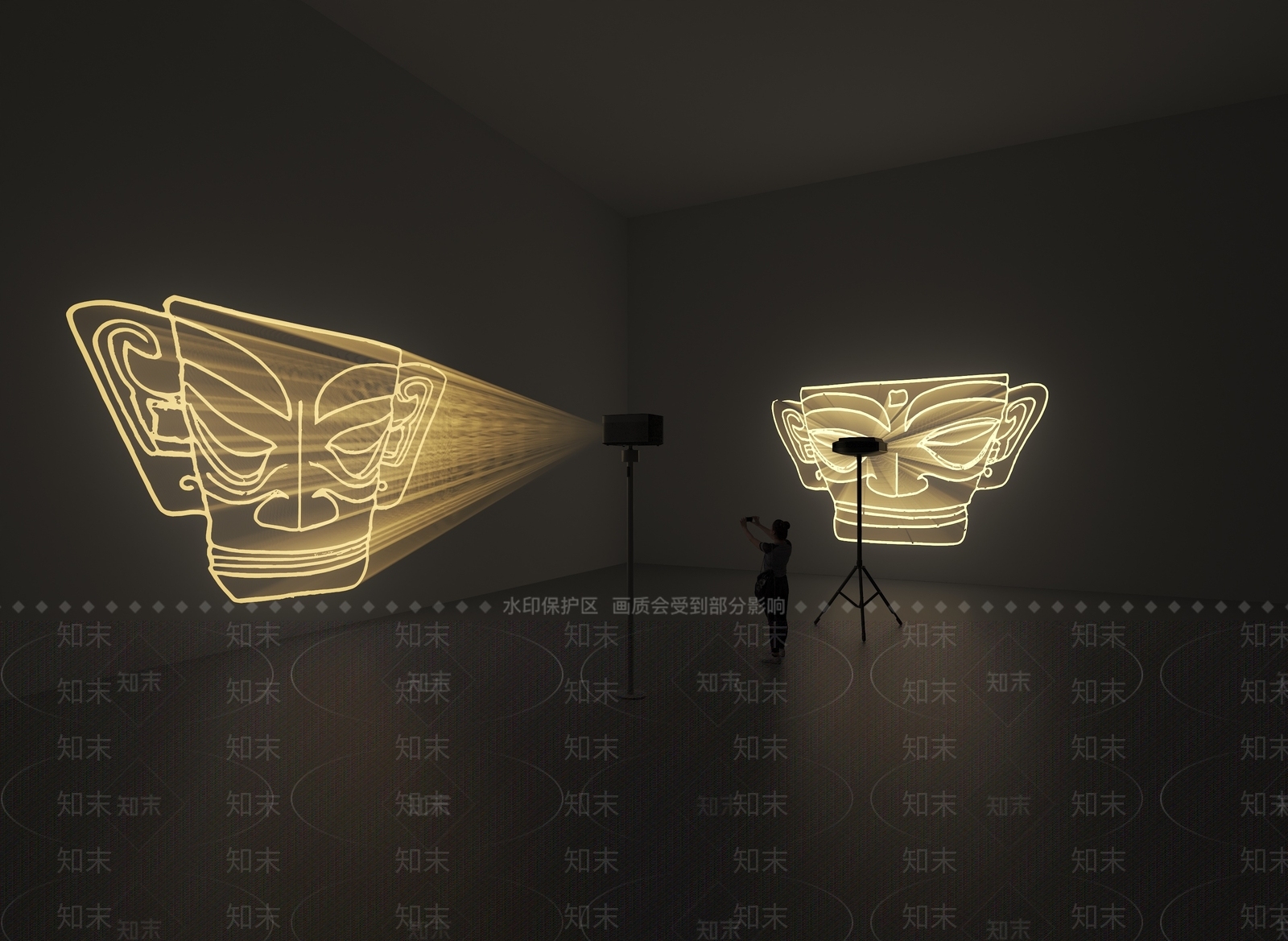 投影3D模型下载【ID:1185846239】