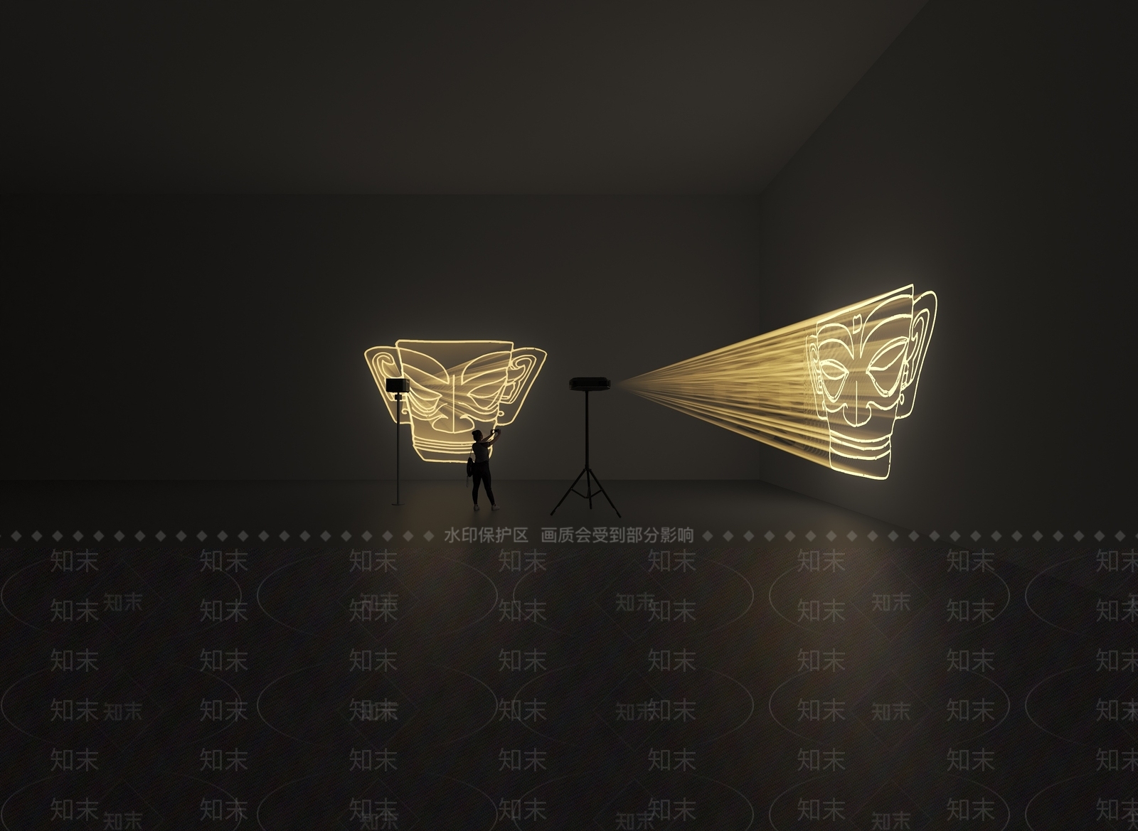 投影3D模型下载【ID:1185846239】