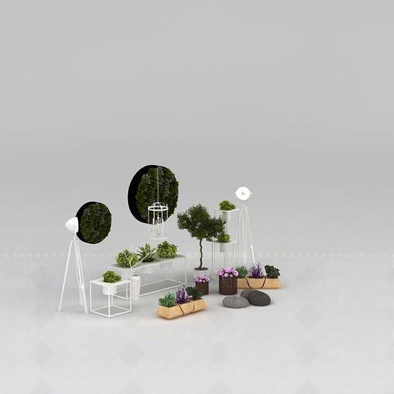 现代佛龛3D模型下载【ID:1185847263】
