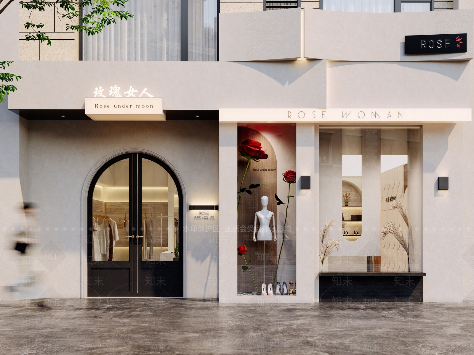 中古侘寂服装店3D模型下载【ID:1185850998】