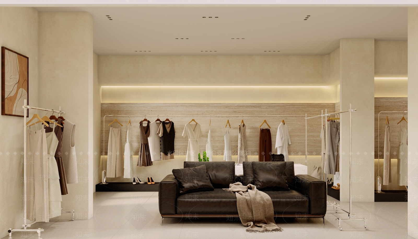 现代中古服装店3D模型下载【ID:1185852080】