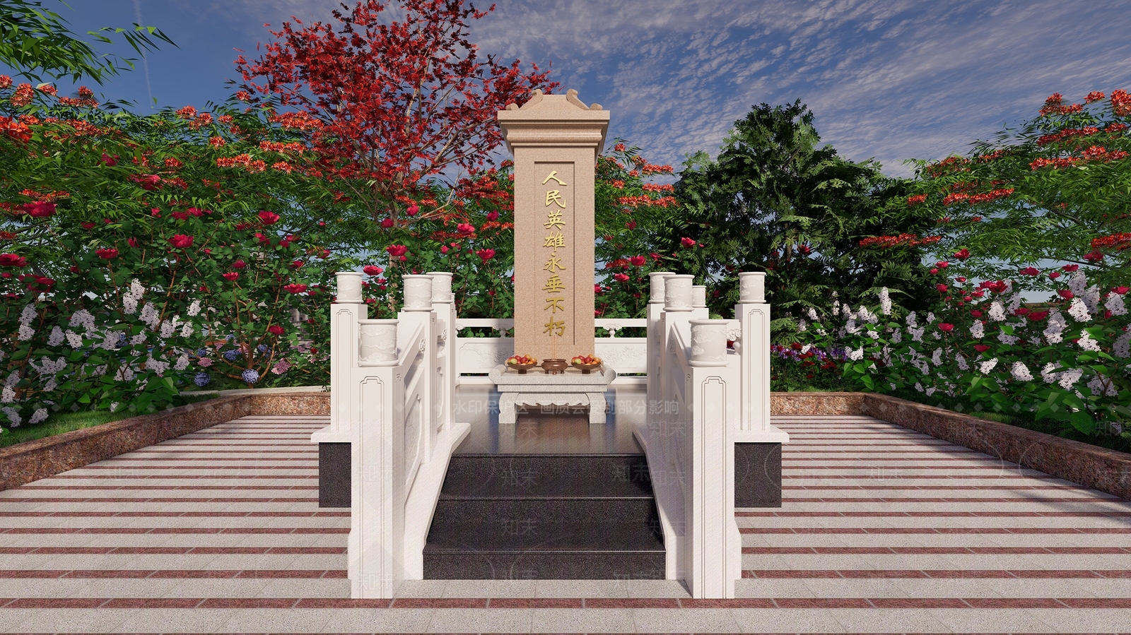 中式小公建SU模型下载【ID:1185853329】