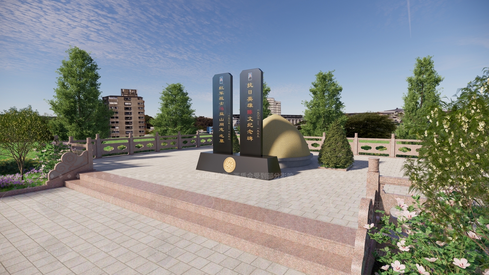 中式小公建SU模型下载【ID:1185854429】