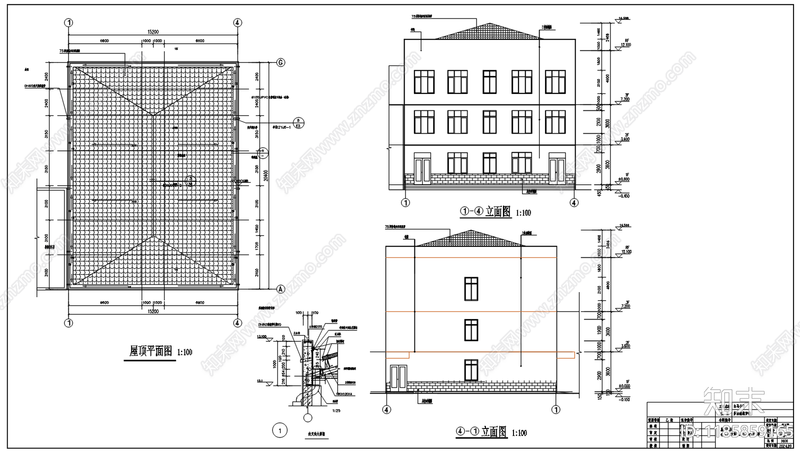 钢结构cad施工图下载【ID:1185859165】