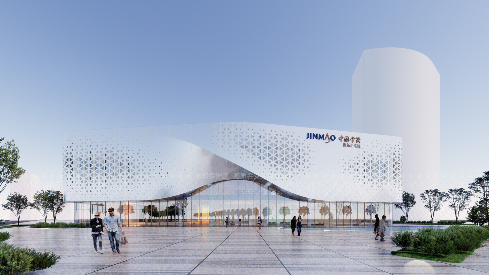 现代小公建SU模型下载【ID:1185863215】