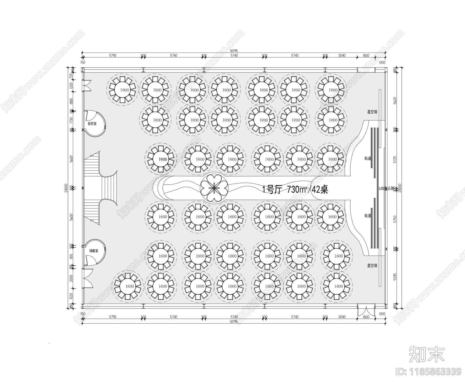 现代其他商业空间cad施工图下载【ID:1185863339】