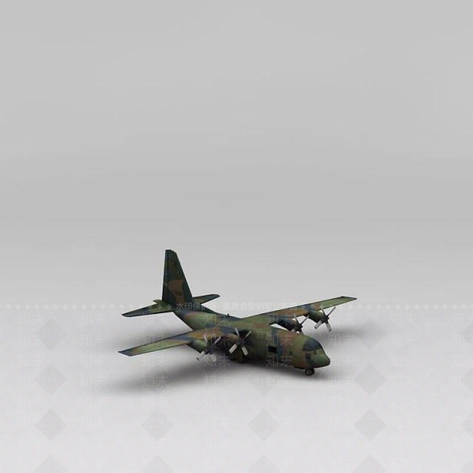 现代飞机3D模型下载【ID:1186351606】