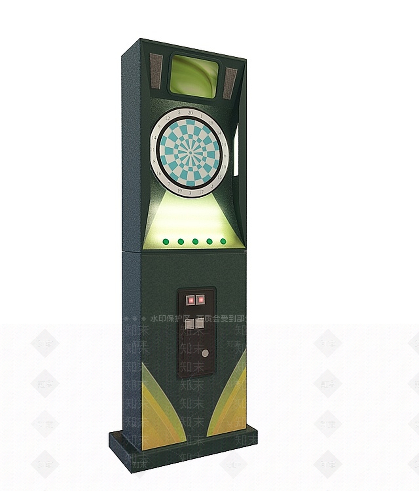 现代公用器材3D模型下载【ID:1185866614】