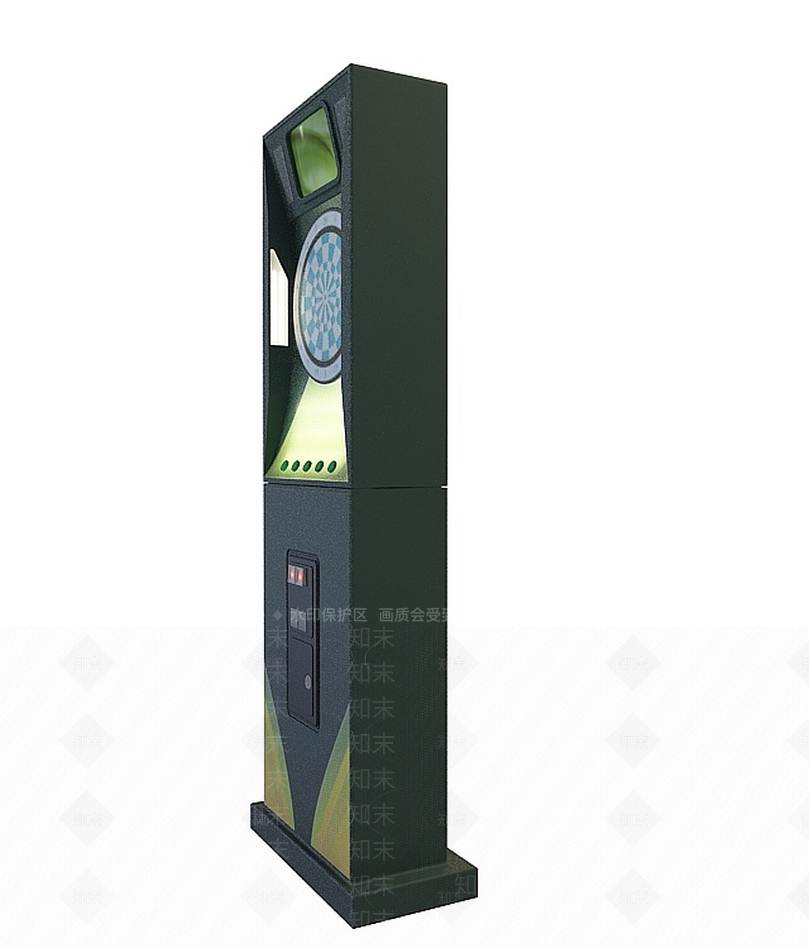 现代公用器材3D模型下载【ID:1185866614】