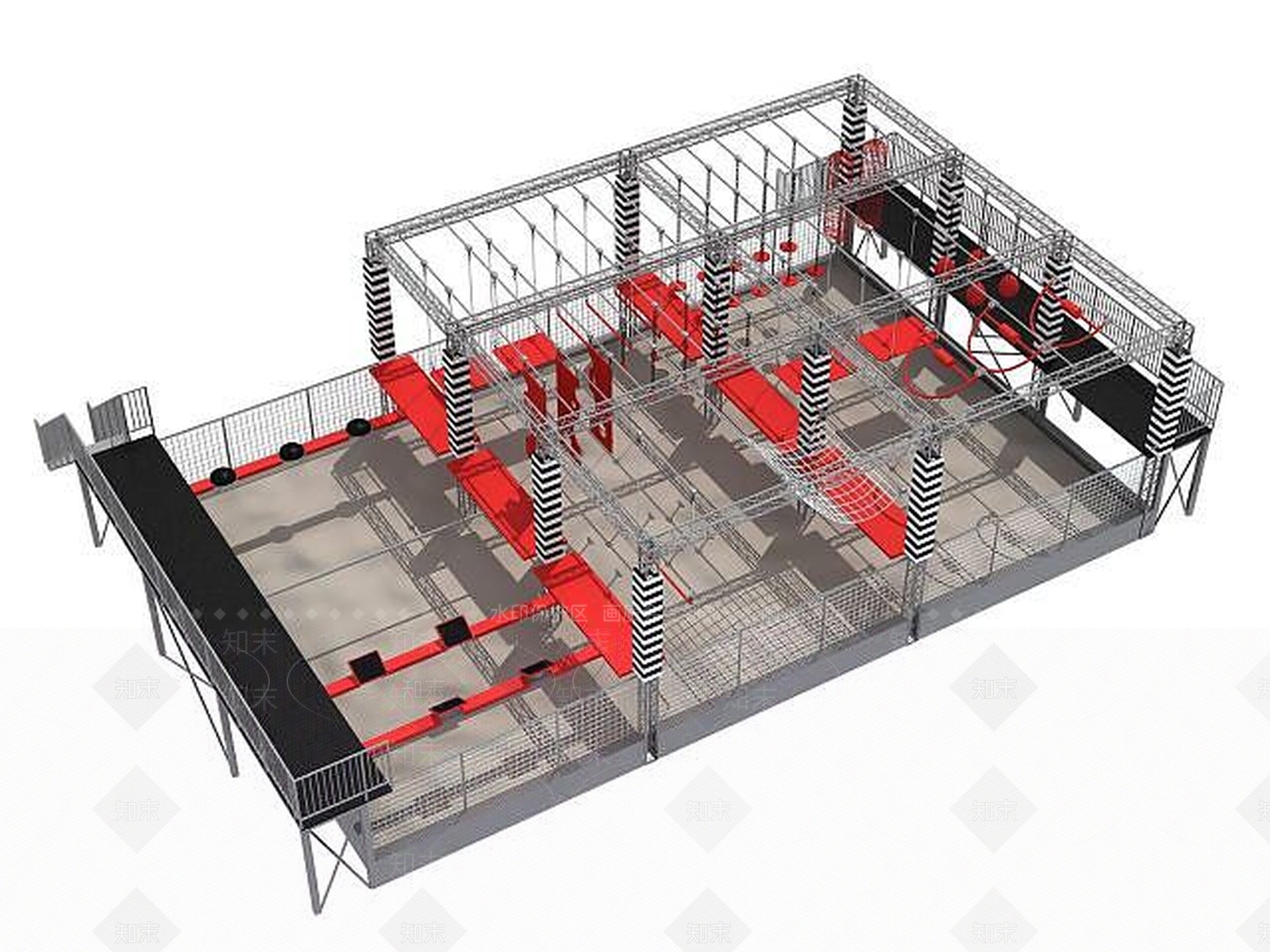 现代娱乐器材3D模型下载【ID:1185867336】