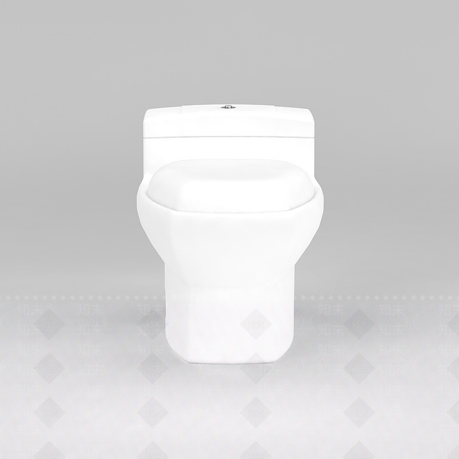 现代马桶3D模型下载【ID:1186338664】