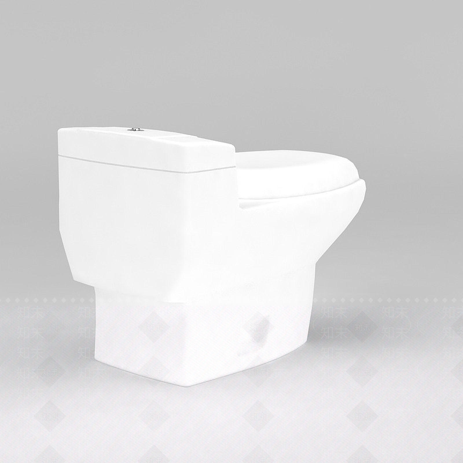 现代马桶3D模型下载【ID:1186338664】