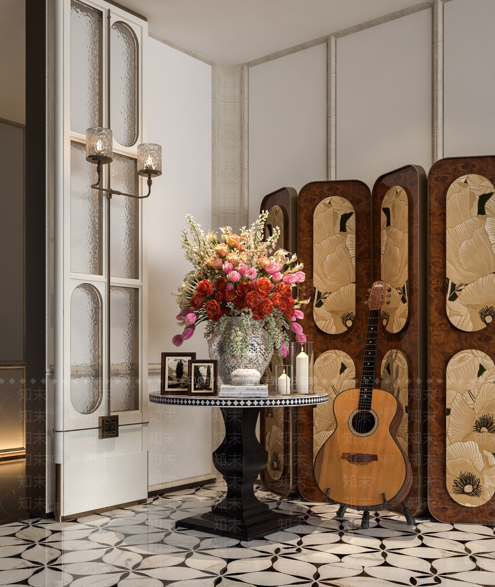 复古轻奢摆件组合3D模型下载【ID:1185873702】