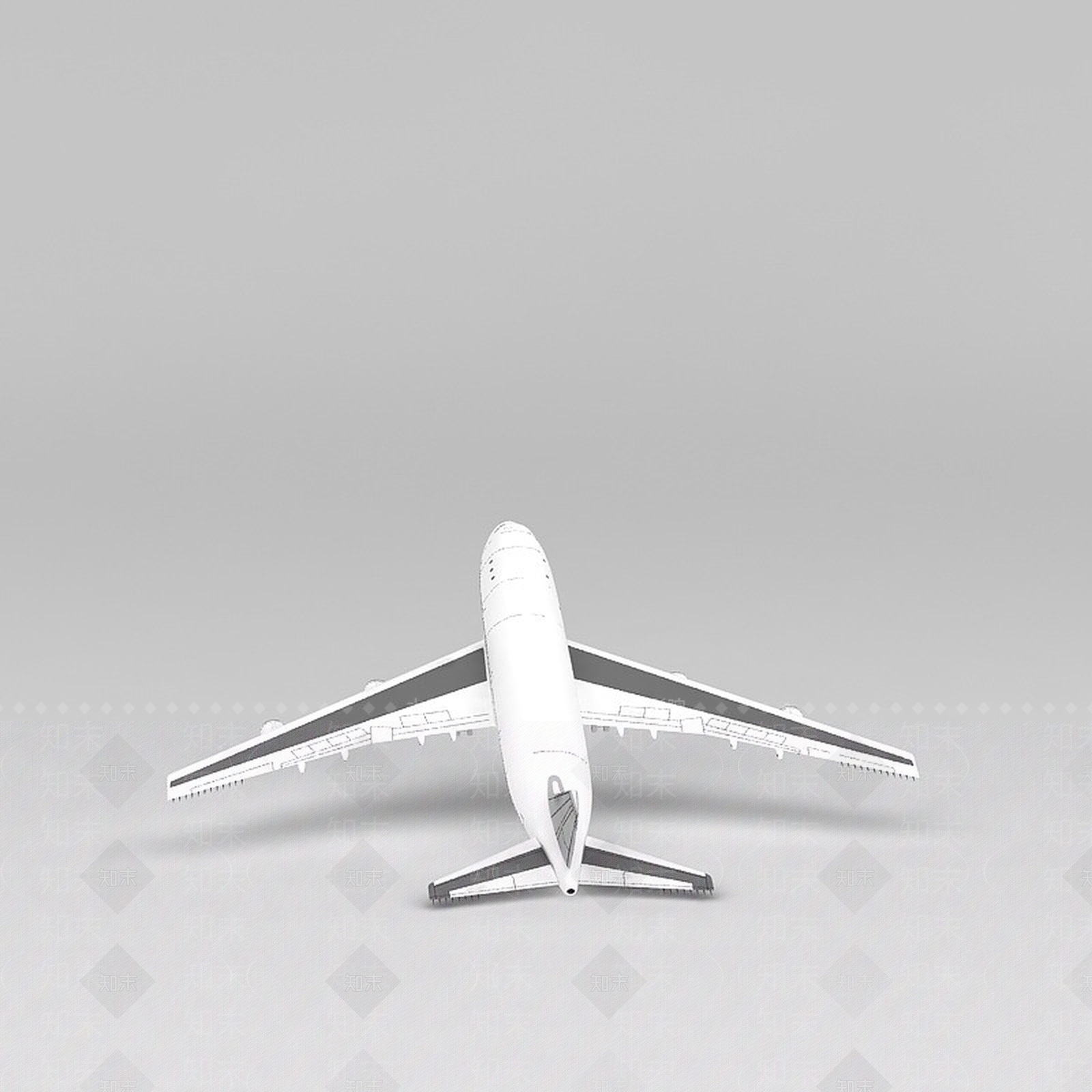 现代飞机3D模型下载【ID:1186343756】