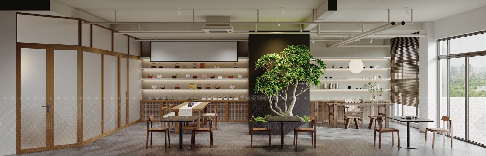 新中式茶馆3D模型下载【ID:1185885785】
