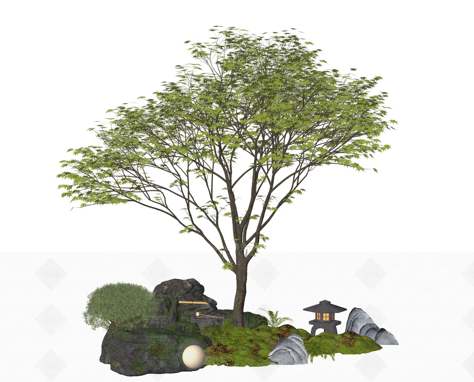 乔木SU模型下载【ID:1185891330】