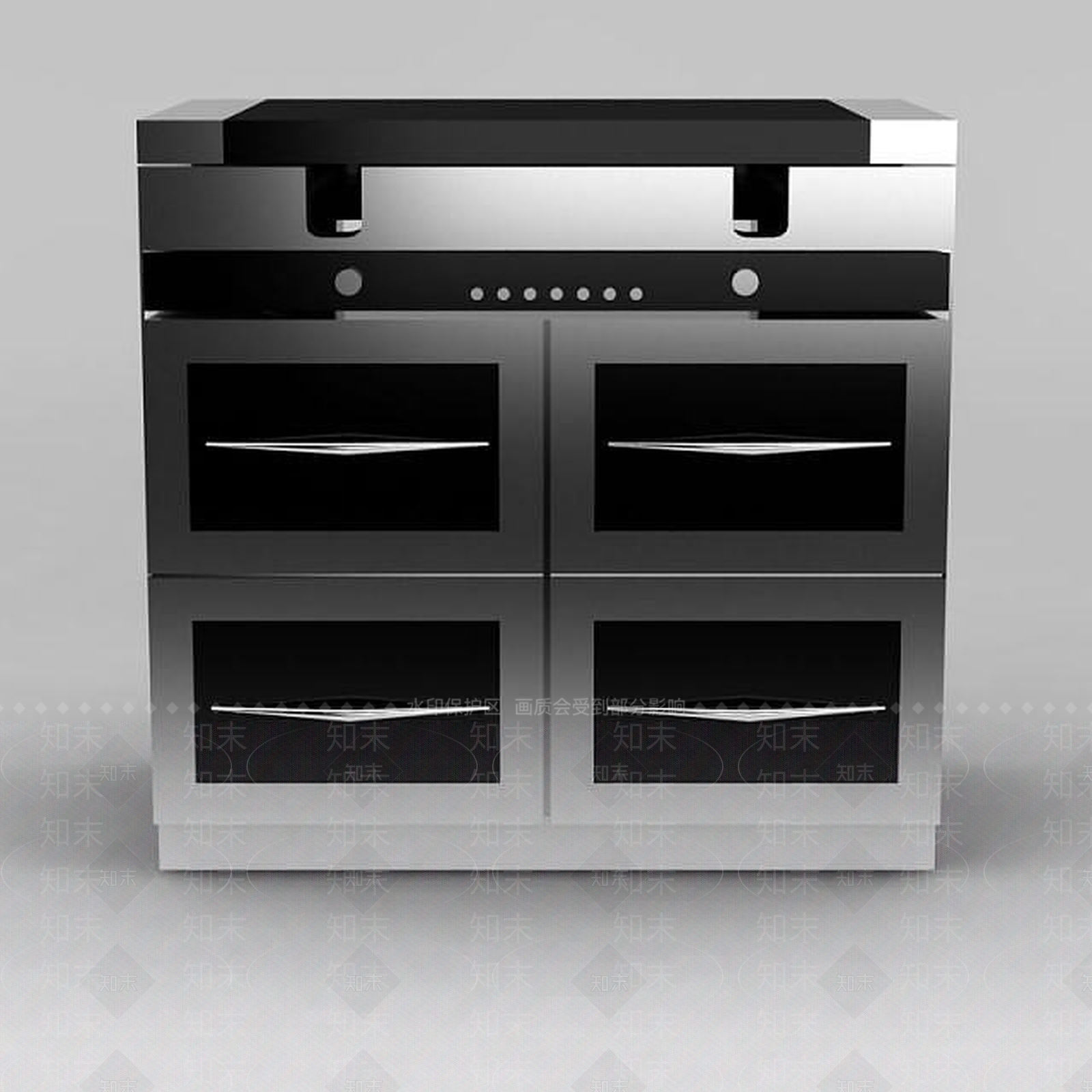 现代厨具3D模型下载【ID:1186343552】