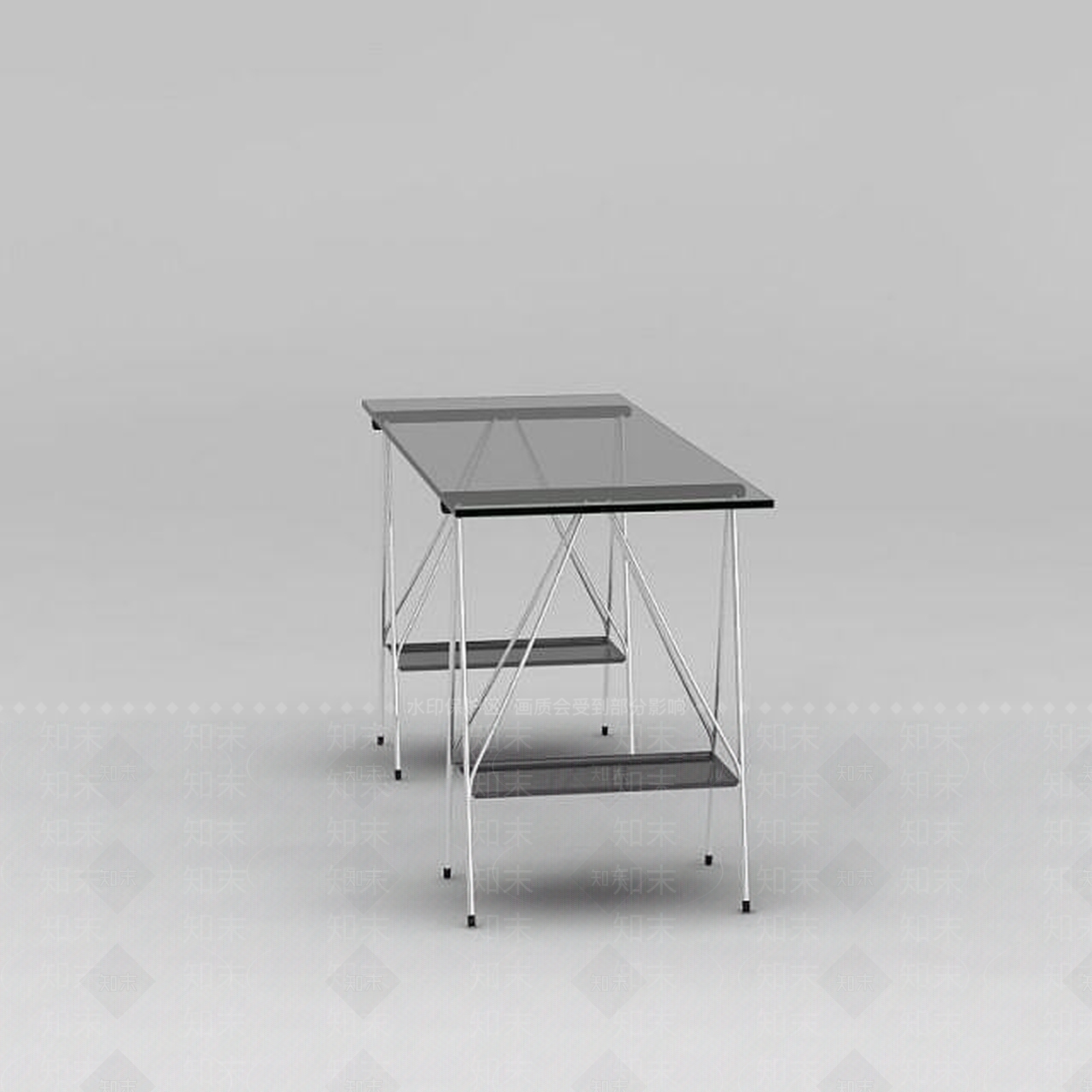 现代书桌3D模型下载【ID:1186402101】