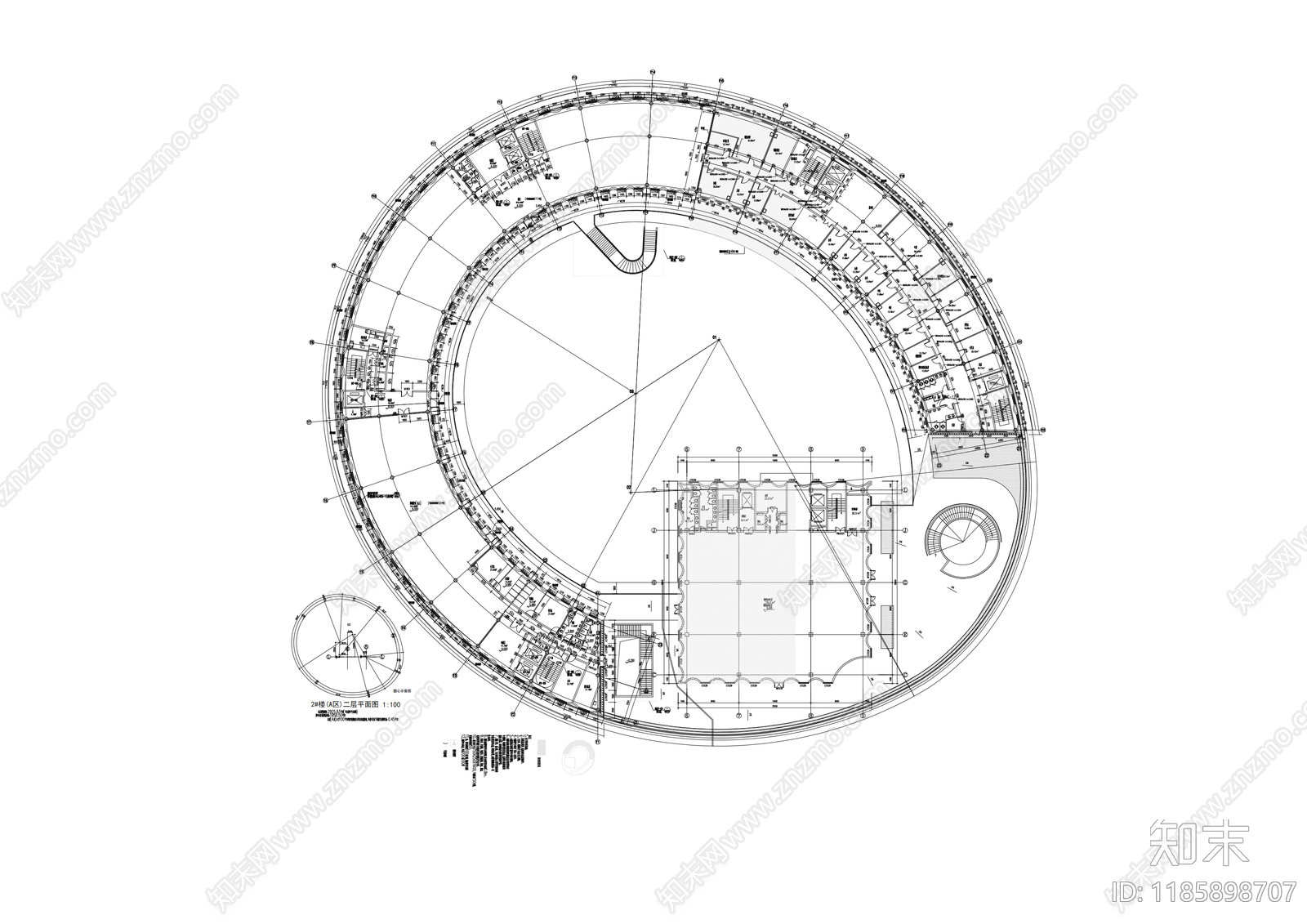 现代其他公共建筑cad施工图下载【ID:1185898707】