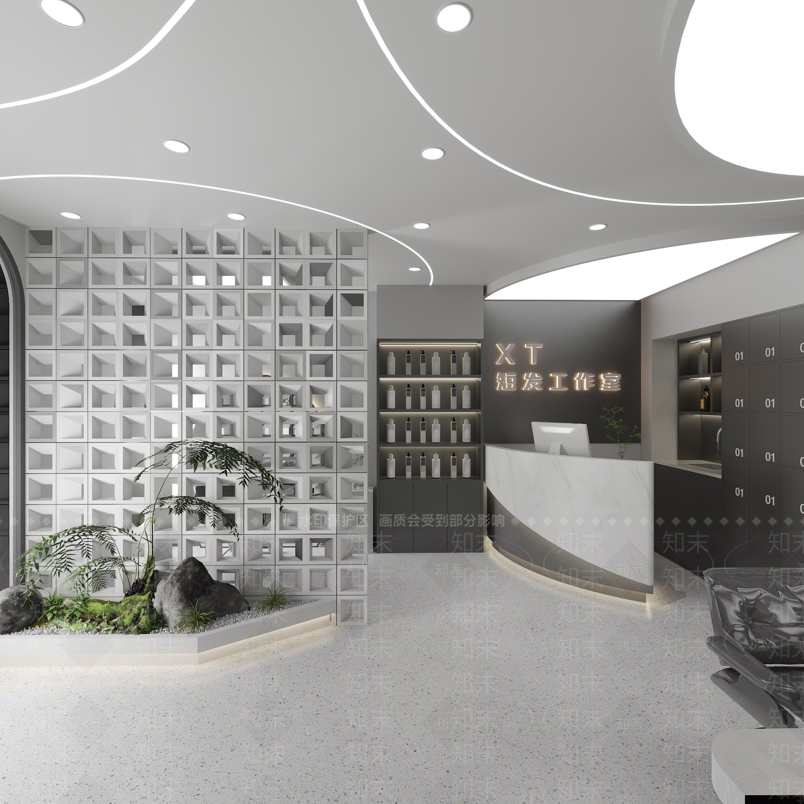 现代其他商业空间3D模型下载【ID:1185899431】