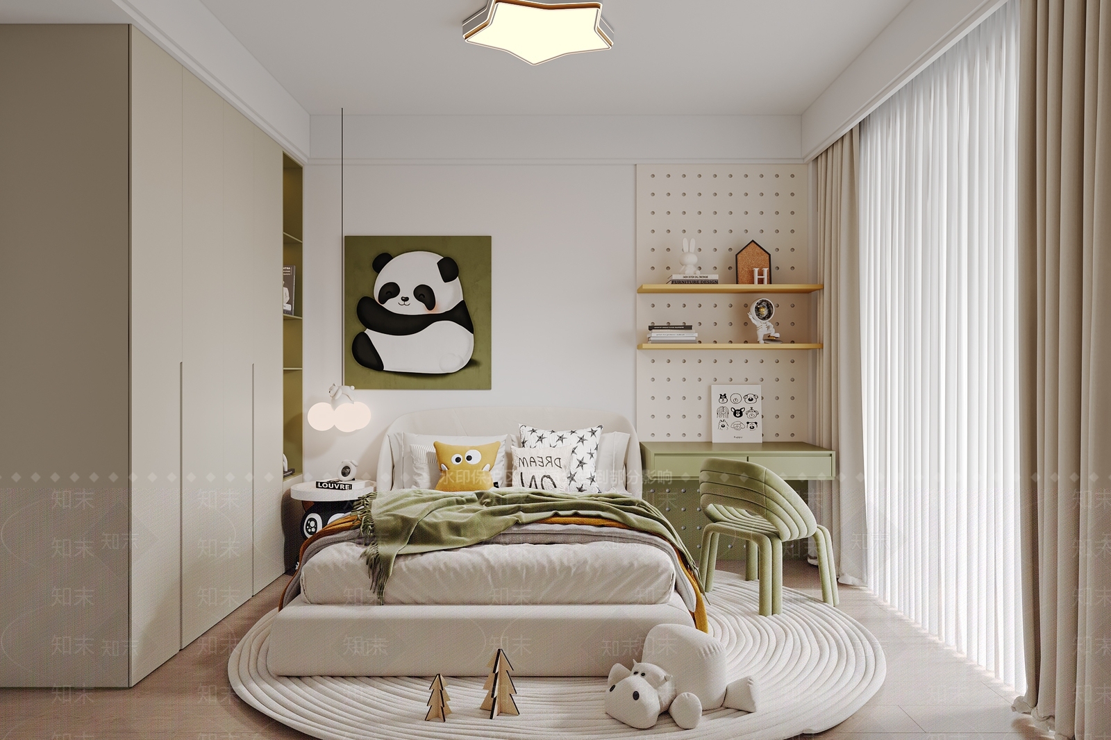 现代家居卧室3D模型下载【ID:1185901947】