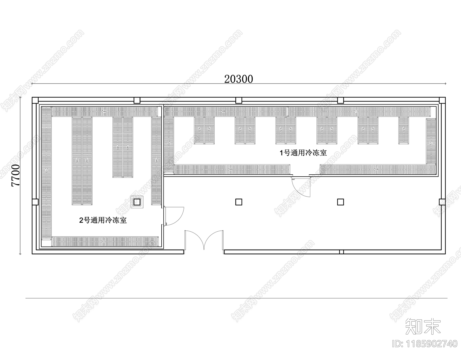 现代其他餐饮空间cad施工图下载【ID:1185902740】