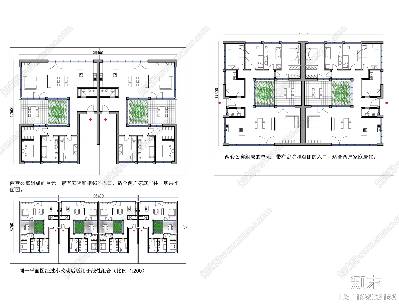 别墅施工图下载【ID:1185903166】