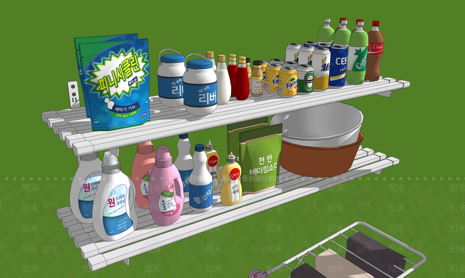 洗浴用品SU模型下载【ID:1185913886】