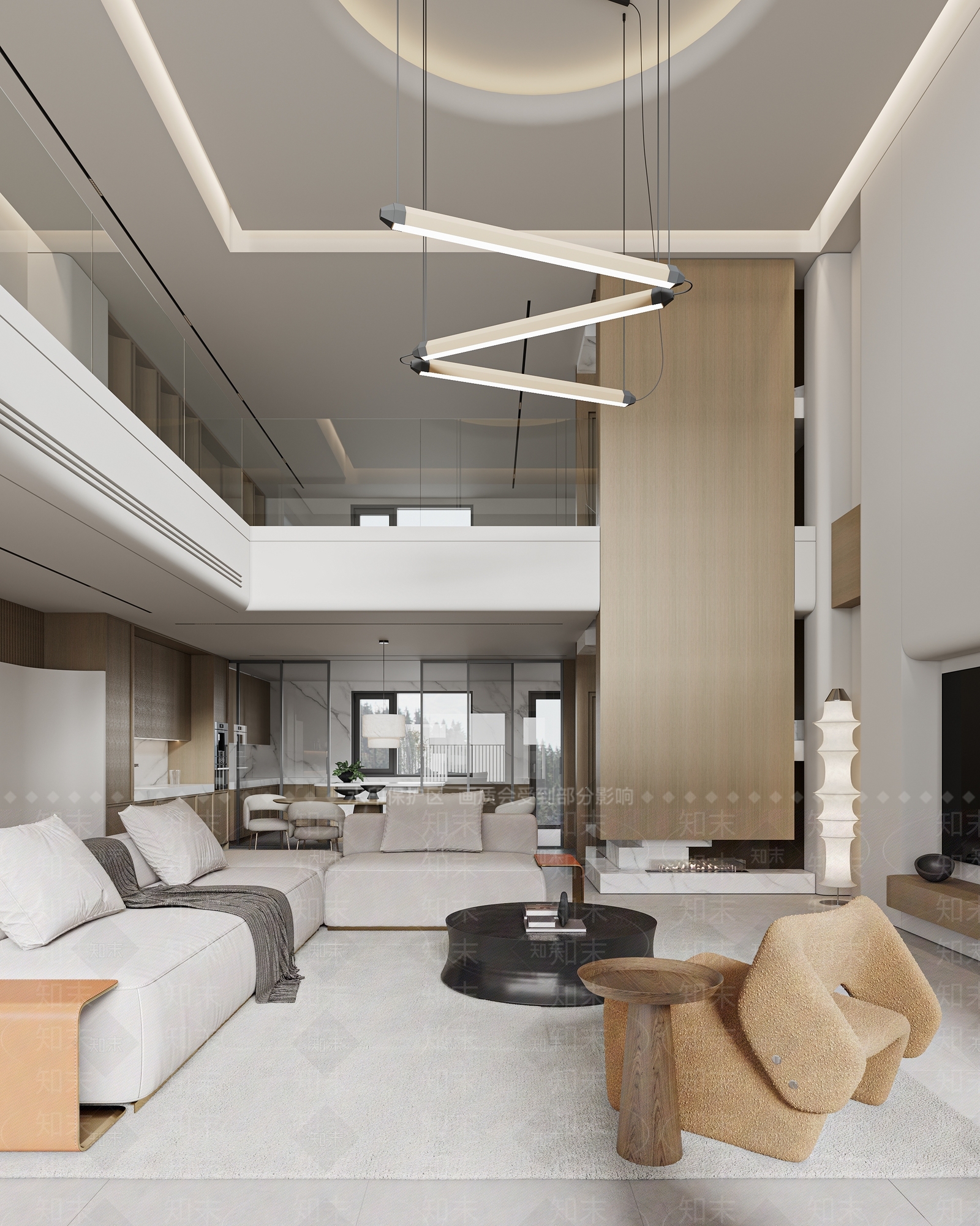现代酒店大堂3D模型下载【ID:1215020320】