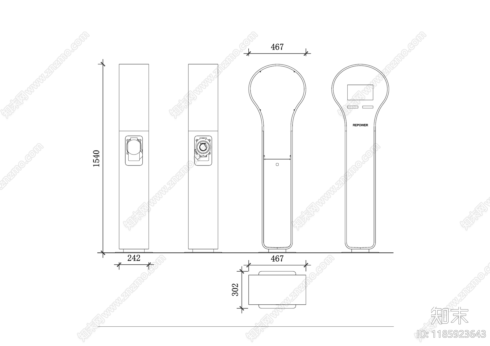 现代电器施工图下载【ID:1185923643】