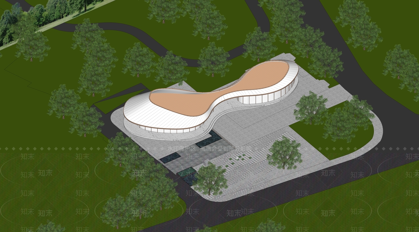 现代小公建SU模型下载【ID:1185926024】