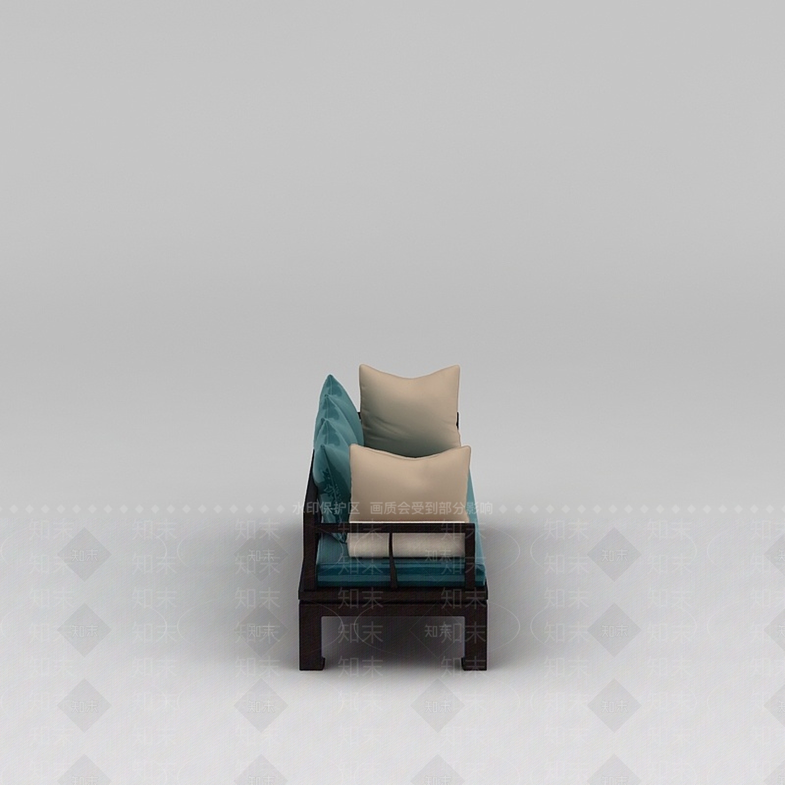 现代双人沙发3D模型下载【ID:1185937661】