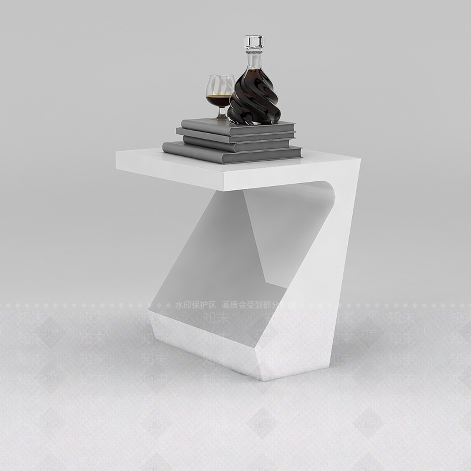现代书桌3D模型下载【ID:1186343358】