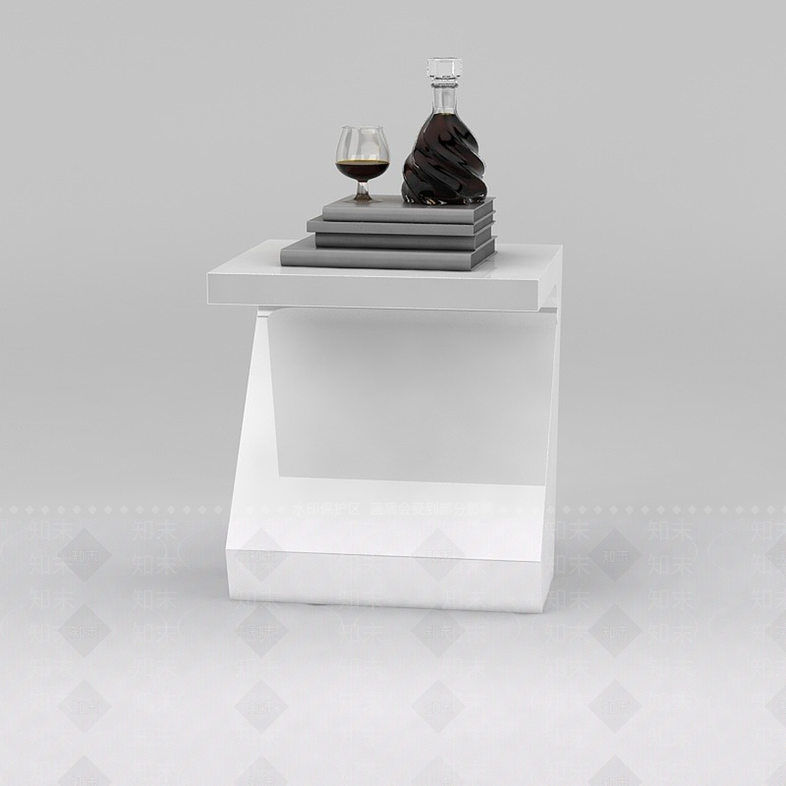 现代书桌3D模型下载【ID:1186343358】