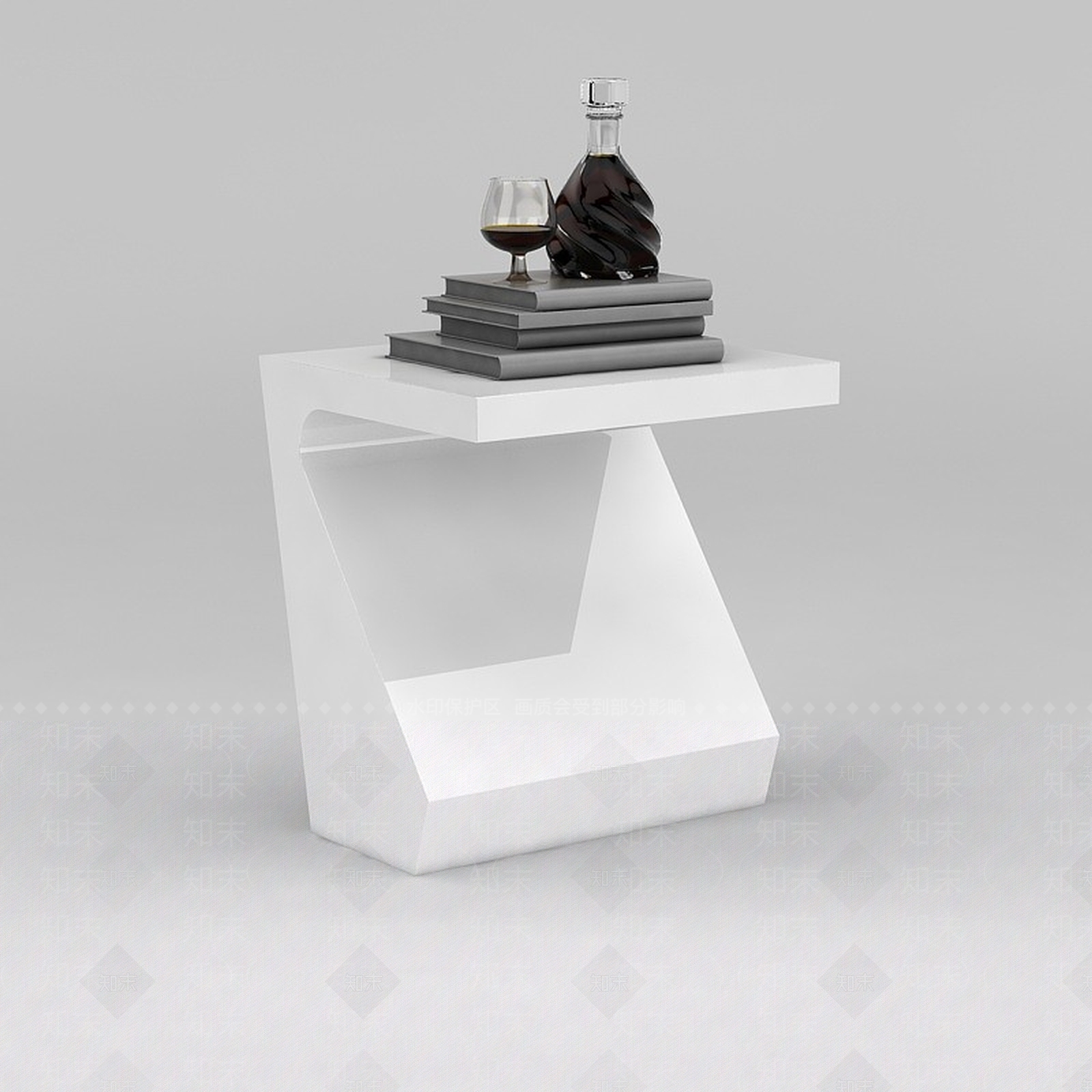 现代书桌3D模型下载【ID:1186343358】