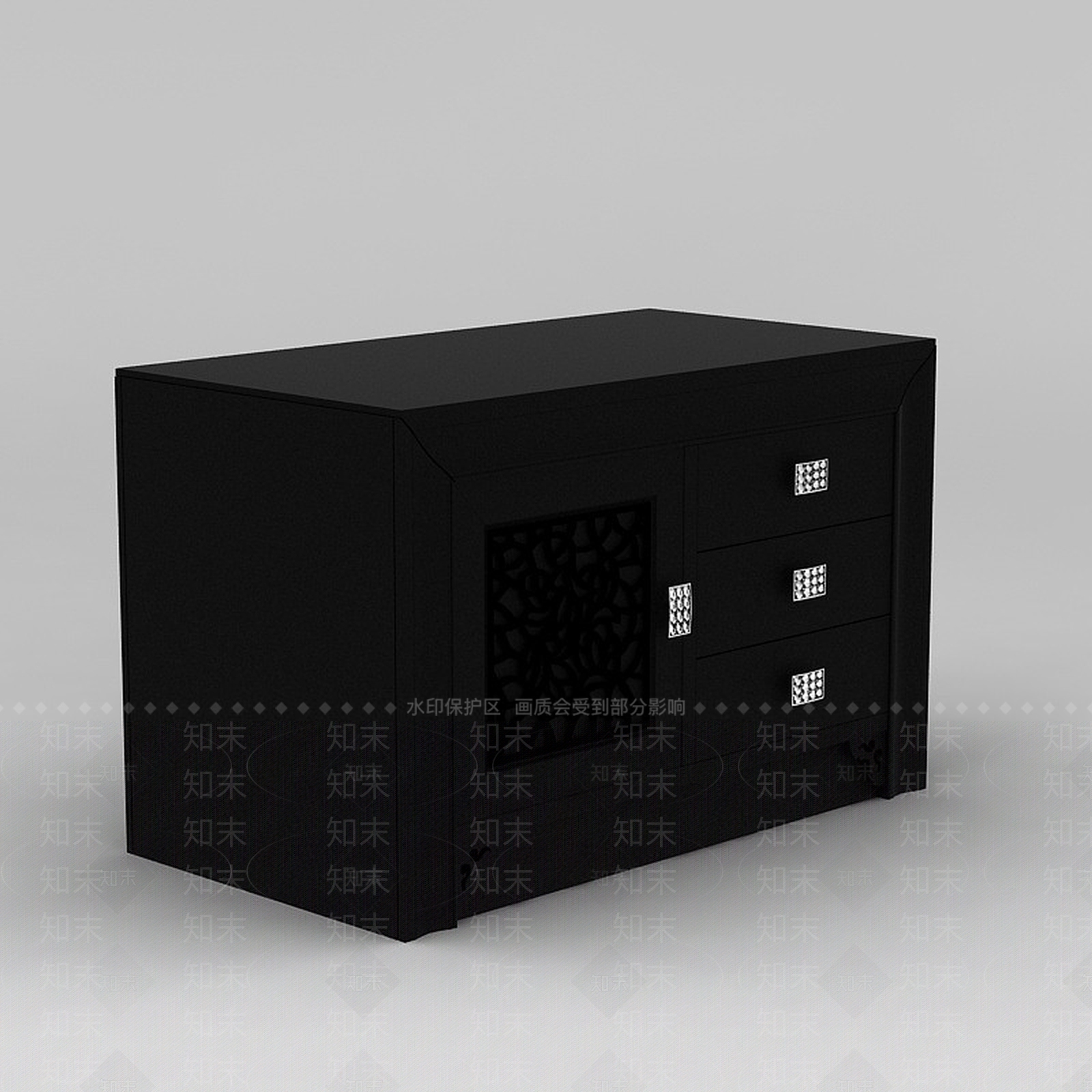 现代衣柜3D模型下载【ID:1186379644】