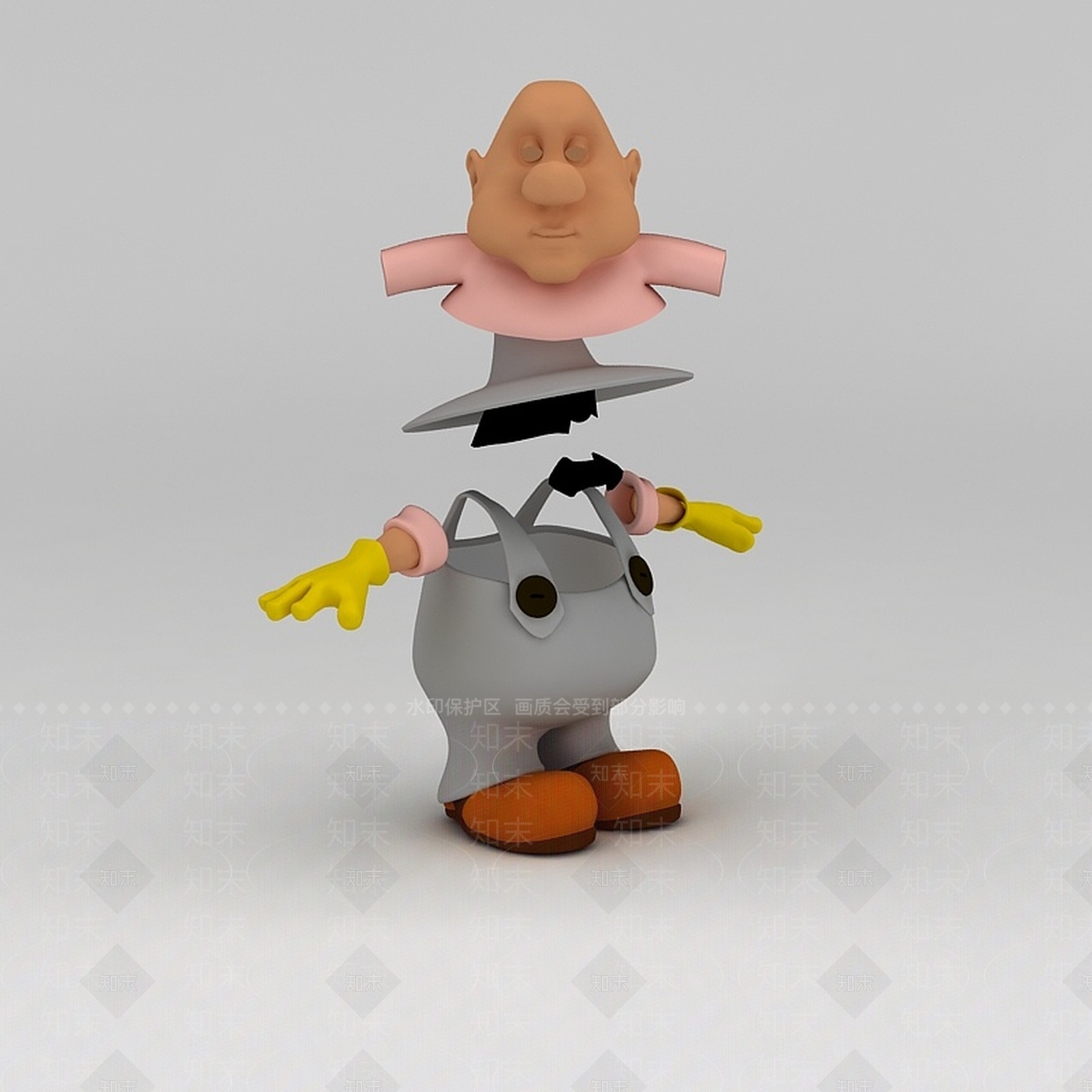 现代公用器材3D模型下载【ID:1186362716】