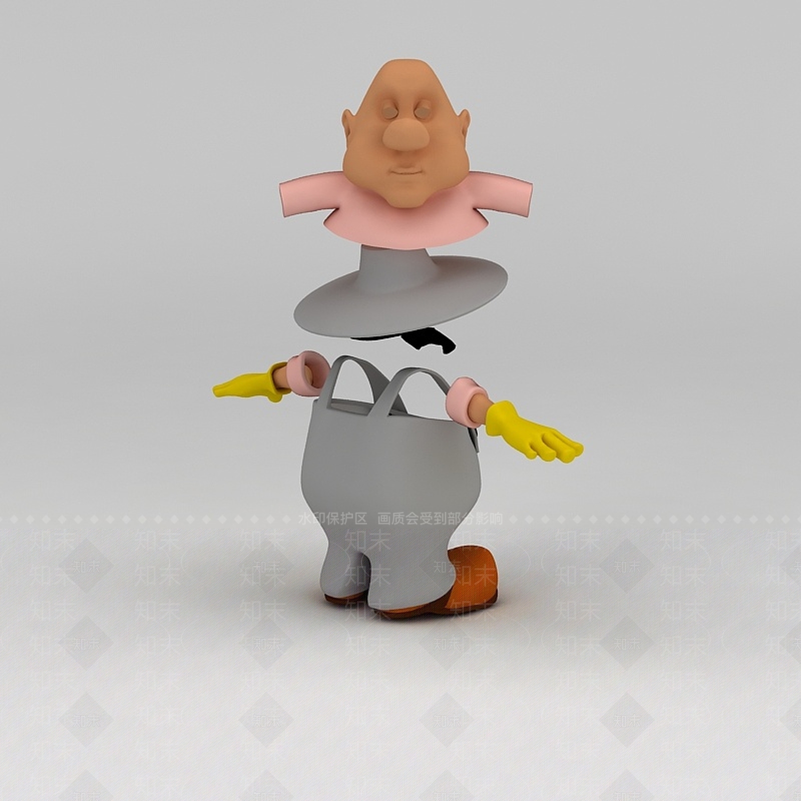 现代公用器材3D模型下载【ID:1186362716】