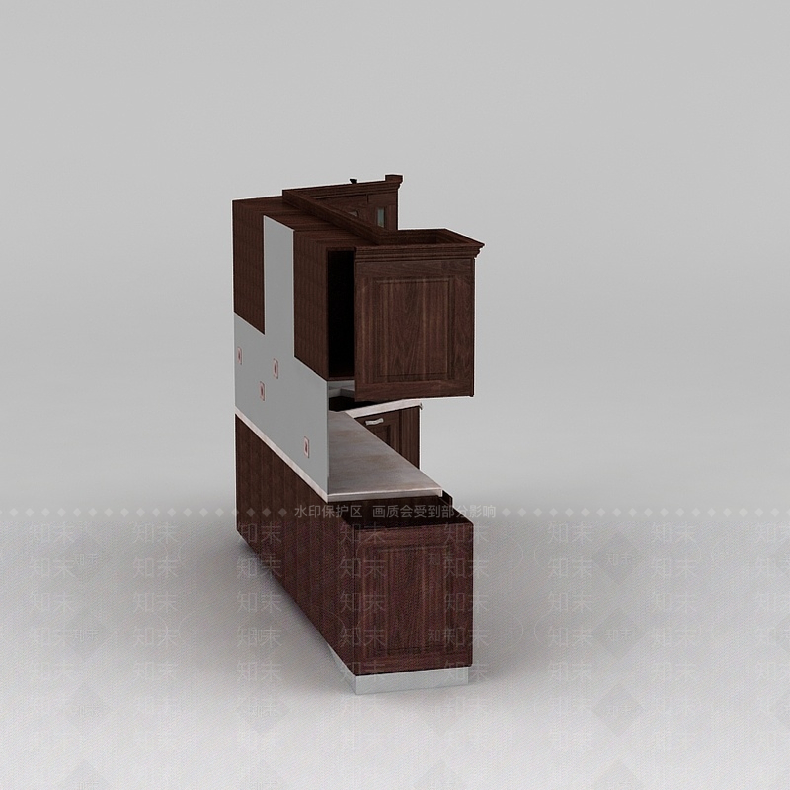 现代厨具3D模型下载【ID:1185939569】