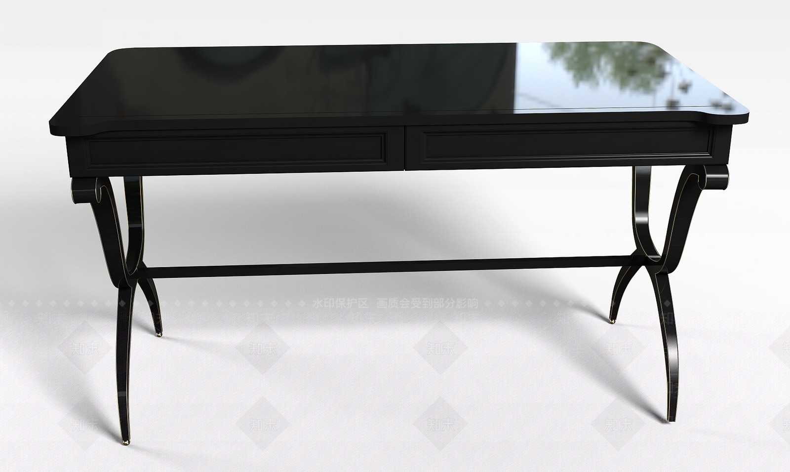 现代书桌3D模型下载【ID:1186401862】