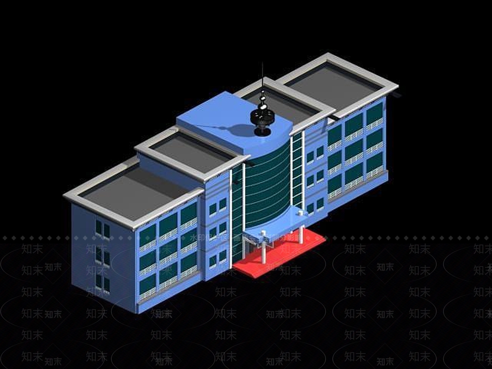 现代其他建筑外观3D模型下载【ID:1186350994】