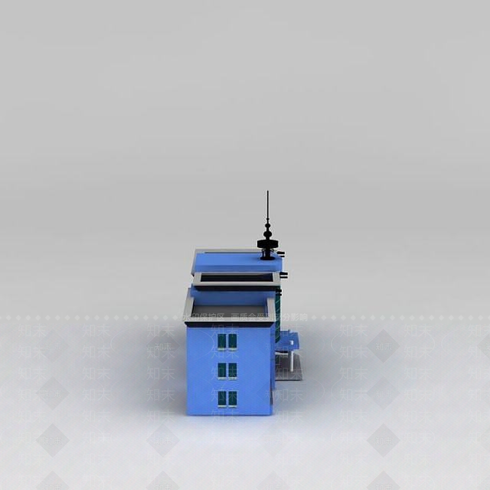 现代其他建筑外观3D模型下载【ID:1186350994】