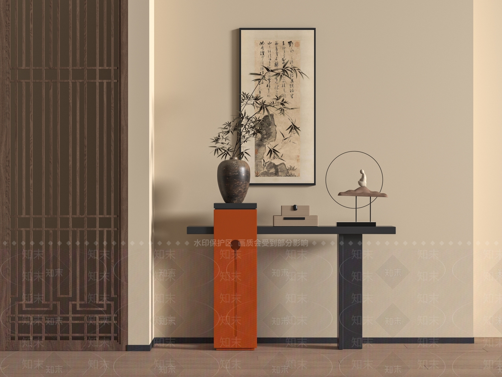 条案3D模型下载【ID:1185941931】