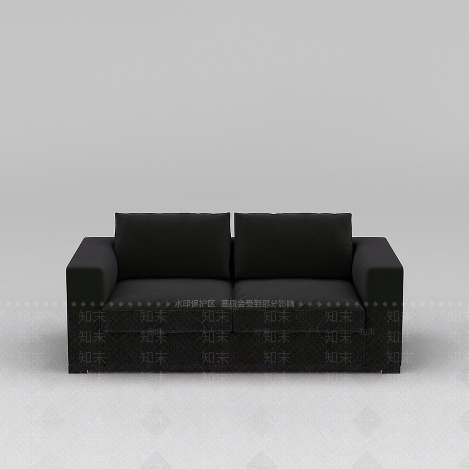 现代双人沙发3D模型下载【ID:1185942292】