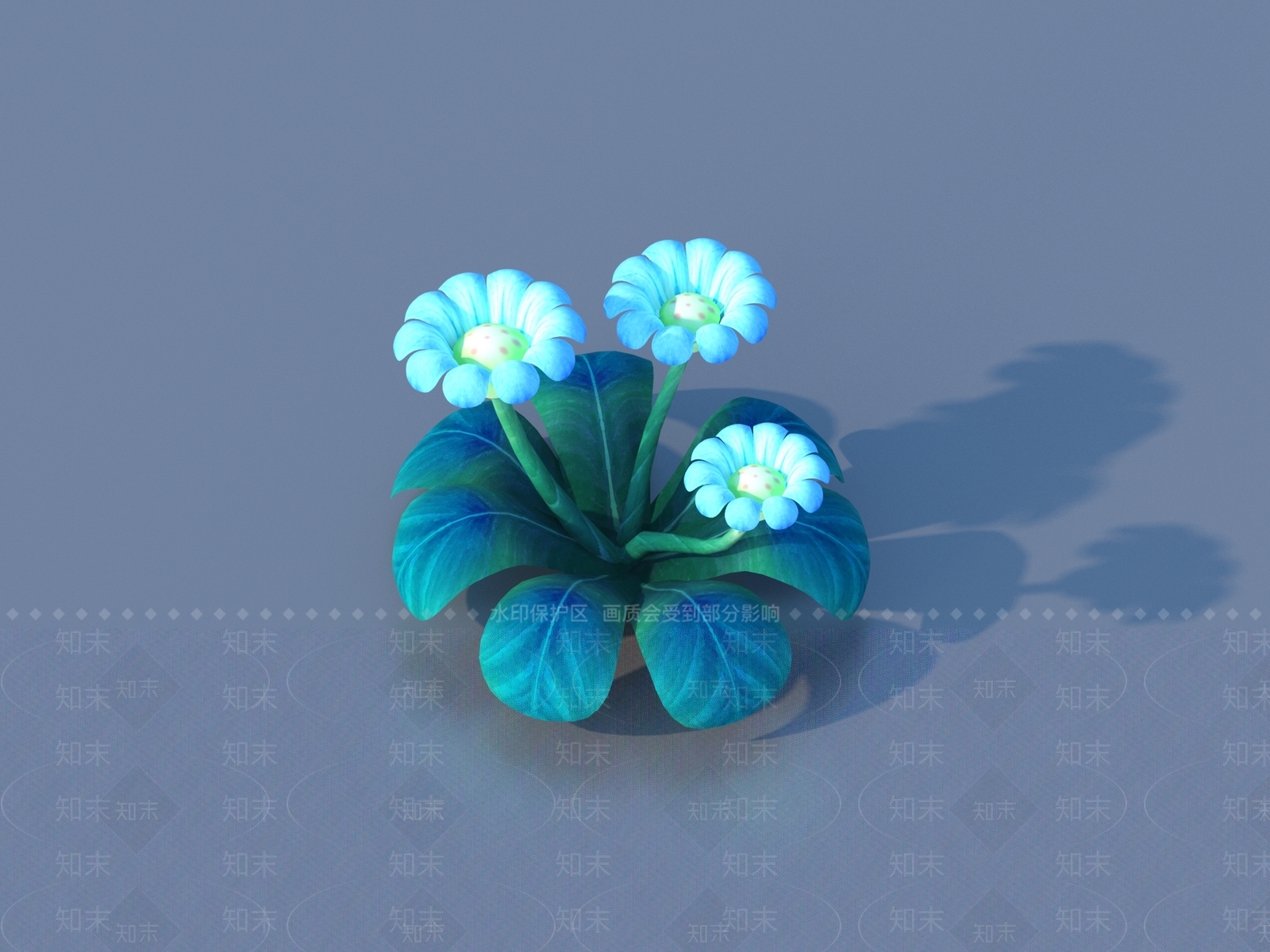 花草组合3D模型下载【ID:1185943010】