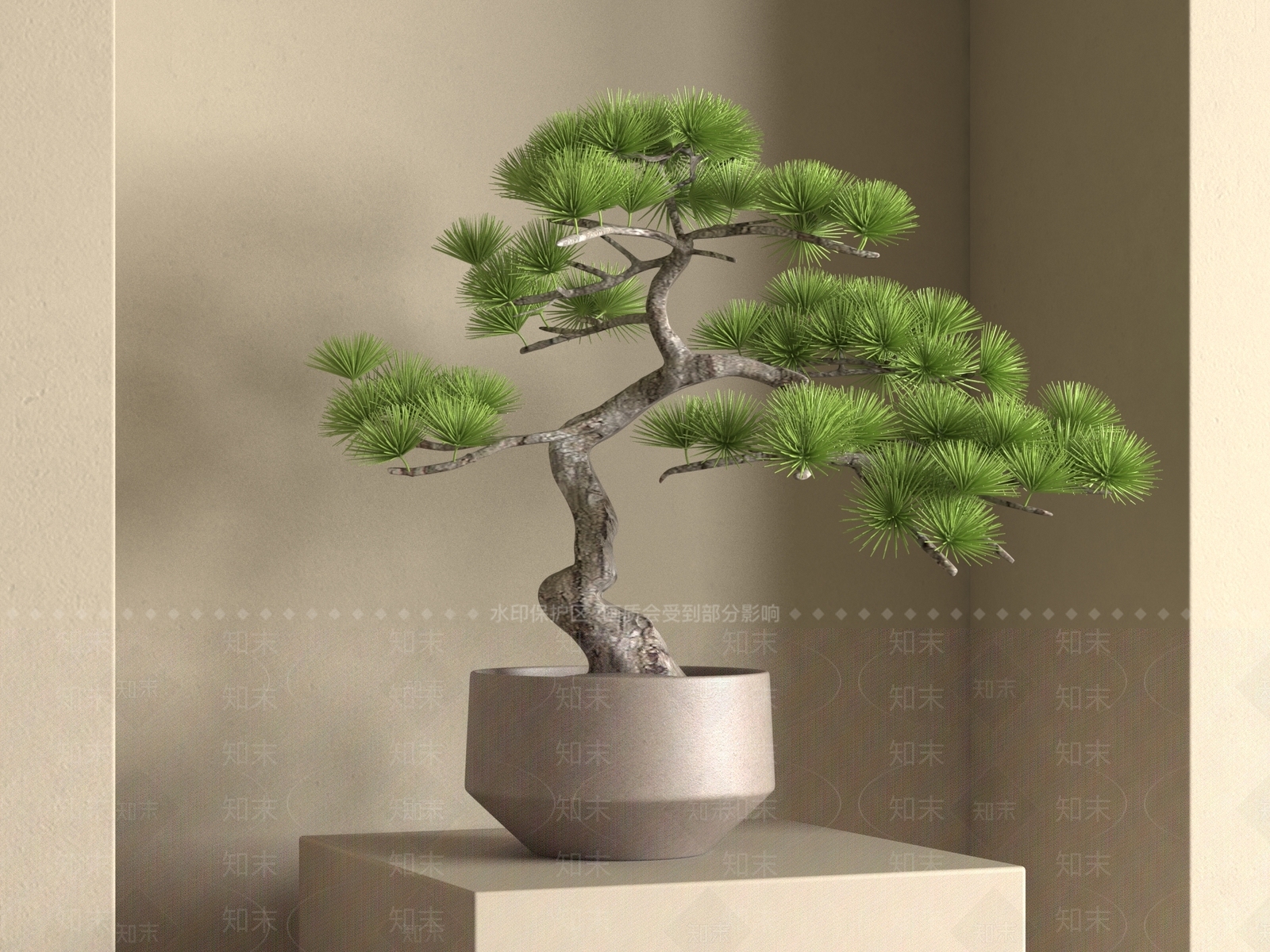 盆栽SU模型下载【ID:1185961325】