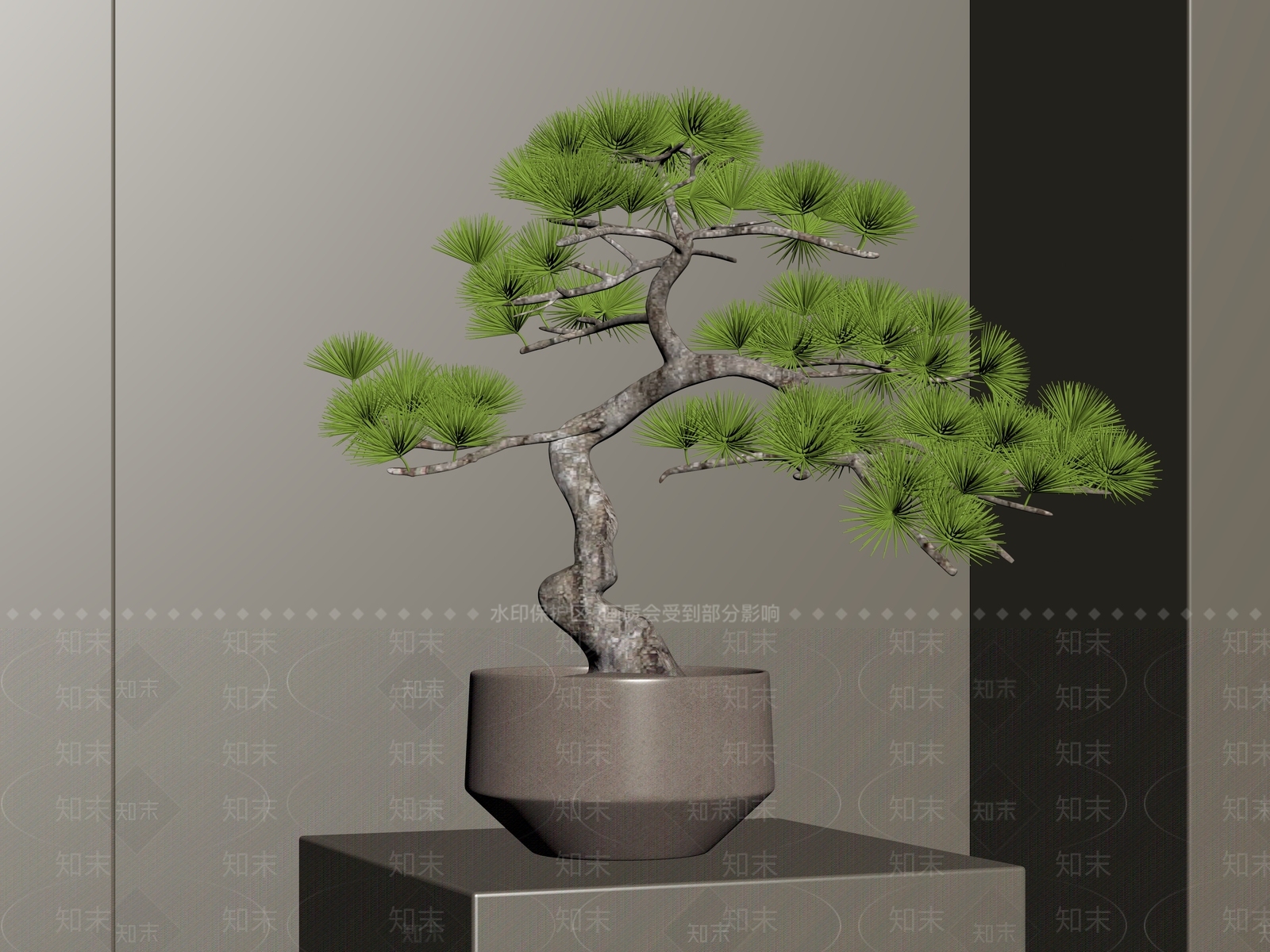 盆栽SU模型下载【ID:1185961325】